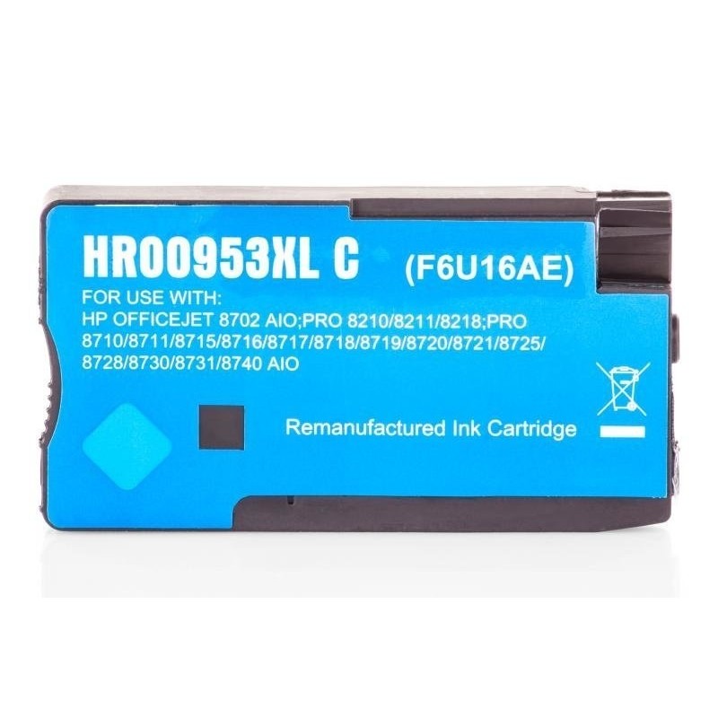 Alternativ zu HP F6U16AE / 953XL Tinte Cyan | Get My Toner
