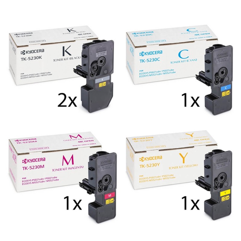 Kyocera Original TK-5230 Toner Sparset/Multipack | Get My Toner