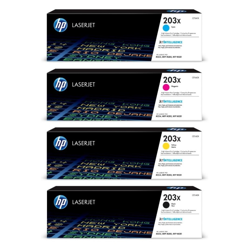 HP Original 203X Toner Sparset CMYK | Get My Toner
