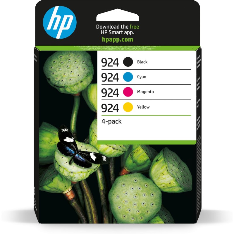 HP 924 Multipack Schwarz / Cyan / Magenta / Gelb | Get My Toner